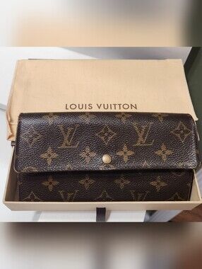 Louis Vuitton Monogram Porte-Tresor International Wallet With Dustbag & Box
